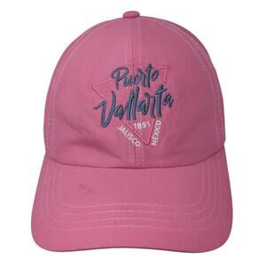 Puerto Vallarta 1851 Baseball Cap Pink Large Adjustable Karten Collection